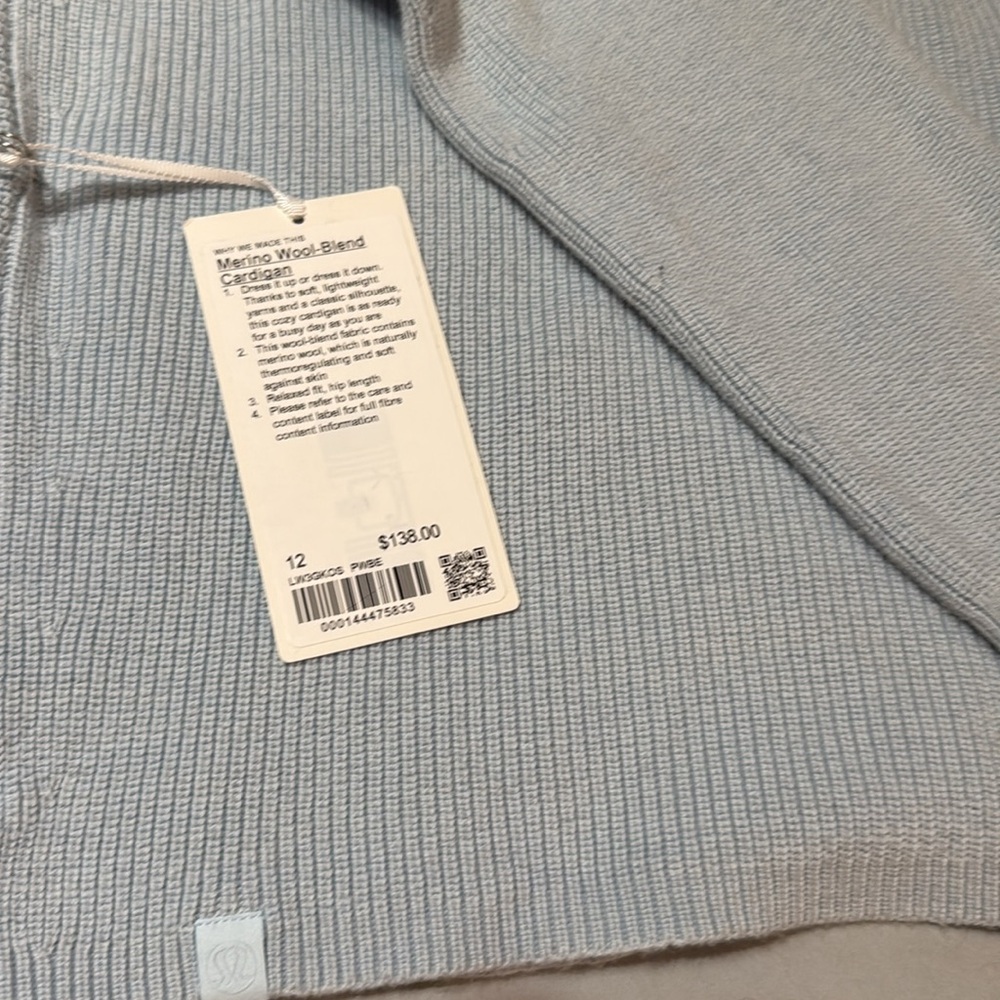 lululemon athletica Light Blue Cardigan - Picture 8 of 8
